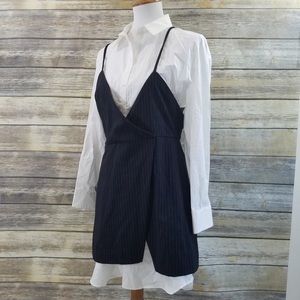 NWT Zara Asymmetrical Tank Shirt Dress